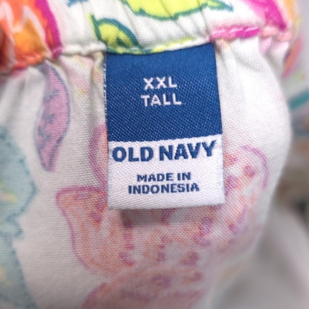 Old Navy XXL Floral Halter Neck Romper with Ring Detail Elastic Waist Multicolor - Picture 3 of 16